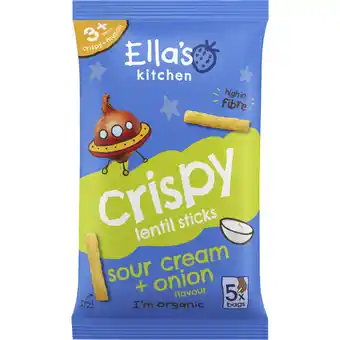 Albert Heijn Ella's kitchen Crispy sticks sour cream + onion 3 jaar+ aanbieding