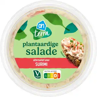 Albert Heijn AH Terra Plantaardige salade surimi aanbieding