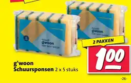 Nettorama g'woon Schuursponsen aanbieding