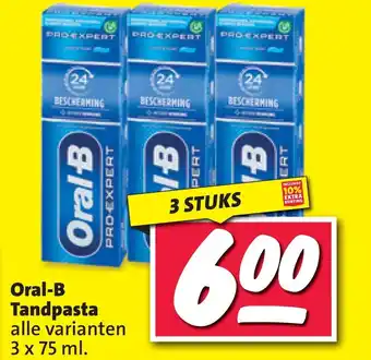 Nettorama Oral-B Tandpasta aanbieding