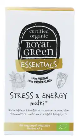 De Online Drogist Royal Green Stress & Energy Capsules aanbieding