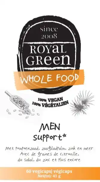 De Online Drogist Royal Green Men Support Capsules aanbieding