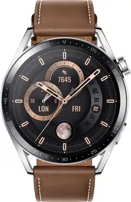 Bol.com Huawei Watch GT 3 - Smartwatch - 46mm - Bruin aanbieding