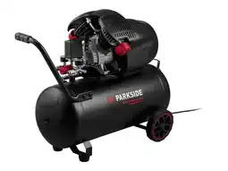 Lidl PARKSIDE PERFORMANCE Compressor met dubbele cilinder 50 L aanbieding