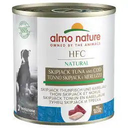 Zooplus 6x290g Skipjack Tonijn en Kabeljauw Almo Nature Dog Honden Natvoer aanbieding