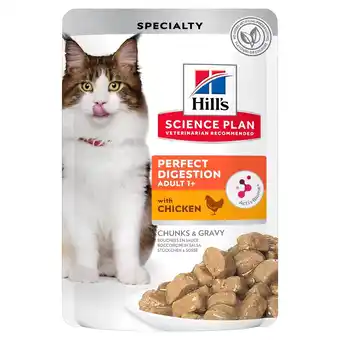 Zooplus 9 + 3 gratis! 12 x 85 g Hill's Science Plan - Adult Perfect Digestion: Kip aanbieding