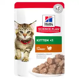 Zooplus 9 + 3 gratis! 12 x 85 g Hill's Science Plan - Kitten Kalkoen aanbieding