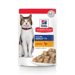 Zooplus 12x85g Mature Adult Kip Hill's Science Plan Kattenvoer aanbieding