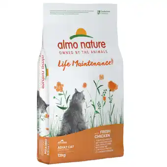 Zooplus 11 + 1kg Gratis! 12kg Kip & Rijst Almo Nature Holistic Kattenvoer aanbieding