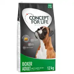 Zooplus 2 x 12 kg / 2 x 4 kg Concept for Life voor een speciale prijs! - Boxer Adult (2 x 12 kg) aanbieding