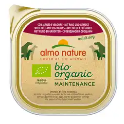 Zooplus 15% Korting! Almo Nature BioOrganic 9 x 300 g - Bio Rund & Bio Groenten aanbieding