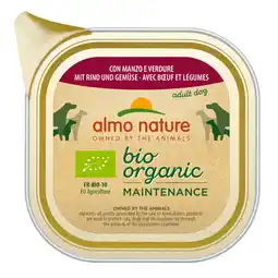 Zooplus 15% Korting! Almo Nature BioOrganic 6 x 100 g - Bio Rund & Bio Groente aanbieding