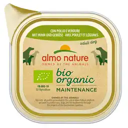 Zooplus 15% Korting! Almo Nature BioOrganic 6 x 100 g - Bio Kip & Bio Groente aanbieding