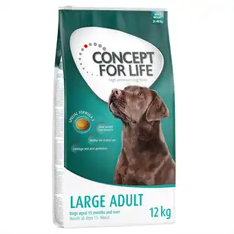 Zooplus 2 x 12 kg / 2 x 4 kg Concept for Life voor een speciale prijs! - Large Adult (2 x 12 kg) aanbieding