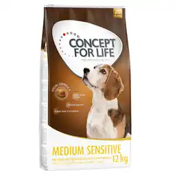 Zooplus 2 x 12 kg / 2 x 4 kg Concept for Life voor een speciale prijs! - Medium Sensitive (2 x 12 kg) aanbieding