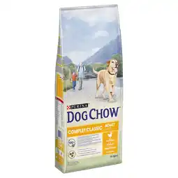 Zooplus 12 kg + 2 kg Gratis! 14 kg PURINA Dog Chow droogvoer - Complet/Classic met Kip aanbieding