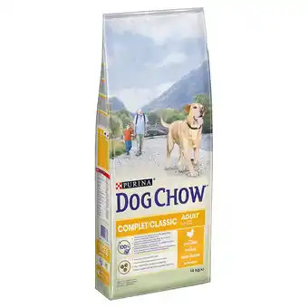 Zooplus 12 kg + 2 kg Gratis! 14 kg PURINA Dog Chow droogvoer - Complet/Classic met Kip aanbieding