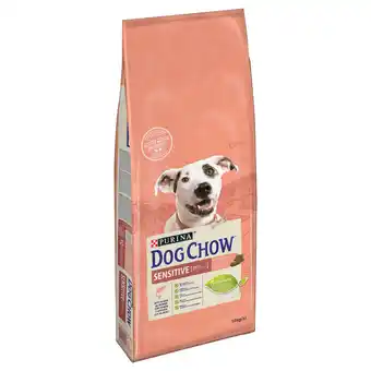 Zooplus 12 kg + 2 kg Gratis! 14 kg PURINA Dog Chow droogvoer - Adult Sensitive Zalm aanbieding