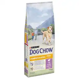 Zooplus 12 kg + 2 kg Gratis! 14 kg PURINA Dog Chow droogvoer - Complet/Classic met Lam aanbieding