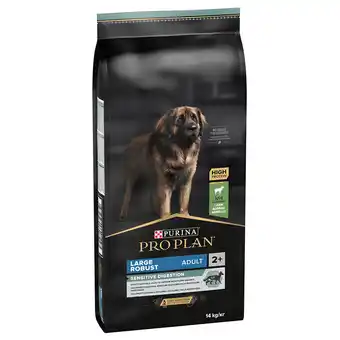 Zooplus 12+2kg gratis! Large Adult Robust Lam & Rijst Sensitive Digestion Purina Pro Plan Hondenvoer aanbieding