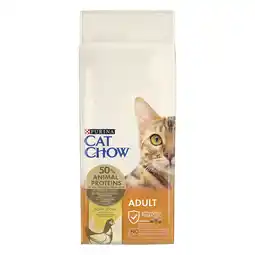 Zooplus 1 kg / 2 kg gratis! 10 kg / 15 kg PURINA Cat Chow droogvoer - Adult Kip (15 kg) aanbieding