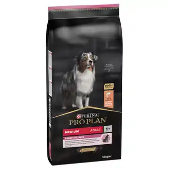 Zooplus 14 kg Medium Adult Sensitive Skin Purina Pro Hondenvoer aanbieding