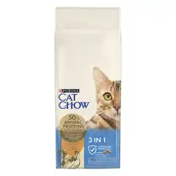 Zooplus 1 kg / 2 kg gratis! 10 kg / 15 kg PURINA Cat Chow droogvoer - Special Care 3in1 met Kalkoen (15 kg) aanbieding