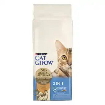 Zooplus 1 kg / 2 kg gratis! 10 kg / 15 kg PURINA Cat Chow droogvoer - Special Care 3in1 met Kalkoen (15 kg) aanbieding