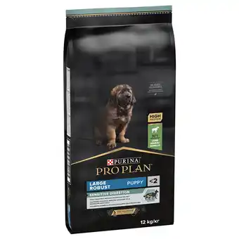 Zooplus 10+2kg gratis! Large Robust Puppy Sensitive Digestion Pro Plan Hondenvoer aanbieding