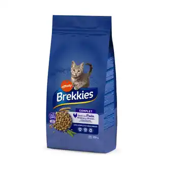 Zooplus 3kg gratis! Brekkies droog kattenvoer 12 + 3 kg - Compleet Kattenvoer (15kg) aanbieding