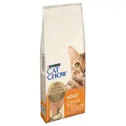 Zooplus 1 kg / 2 kg gratis! 10 kg / 15 kg PURINA Cat Chow droogvoer - Adult Eend (15 kg) aanbieding