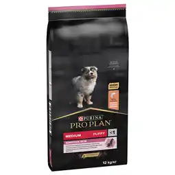 Zooplus 10+2kg Medium Puppy Sensitive Skin OPTIDERMA Pro Plan Hondenvoer aanbieding