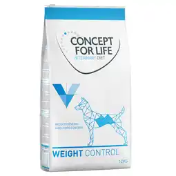 Zooplus 12 kg Concept for Life Veterinary Diet voor een speciale prijs! - Weight Control aanbieding