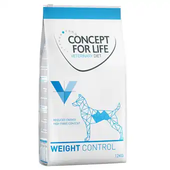 Zooplus 12 kg Concept for Life Veterinary Diet voor een speciale prijs! - Weight Control aanbieding