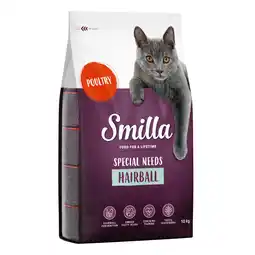 Zooplus 10% korting op de nieuwe Smilla Droogvoer soorten! - Hairball met Gevolgte aanbieding