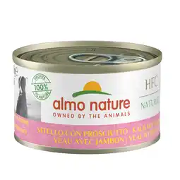 Zooplus 5 + 1 Gratis! Almo Nature Classic 6 x 95 g - Kalf met Ham aanbieding