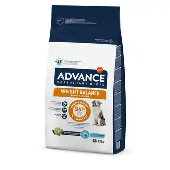 Zooplus Advance Veterinary Diets Weight Balance Medium/Maxi Hondenvoer - 12 kg aanbieding