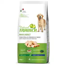 Zooplus Trainer Natural Maxi met Kip, Rijst & Aloë Vera - 12 kg aanbieding