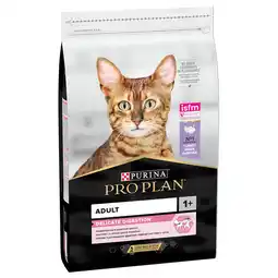 Zooplus 1 kg gratis! 9 kg Purina Pro Plan katten droogvoer - Delicate met Optidigest - Kalkoen (10 kg) aanbieding