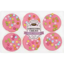 Jumbo Jumbo Confettini Cakejes 6 Stuks aanbieding