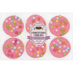 Jumbo Jumbo Confettini Cakejes 6 Stuks aanbieding