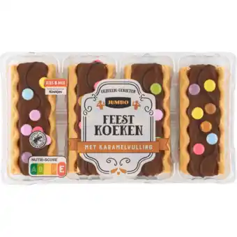 Jumbo Jumbo Feest Koeken met Karamelvulling 200 g aanbieding