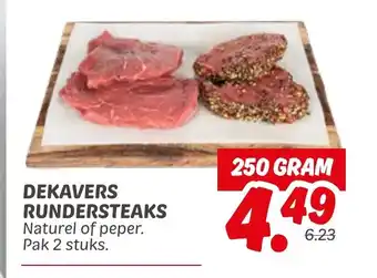 Dekamarkt Dekavers rundersteaks aanbieding