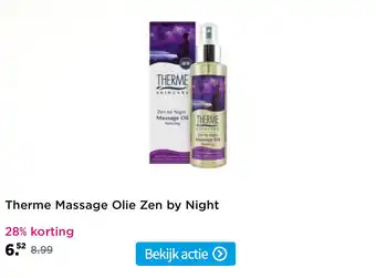 Plein.nl Therme Massage Olie Zen by Night aanbieding