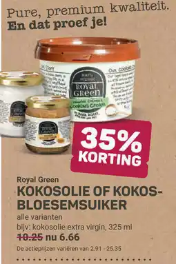 Ekoplaza Royal Green Kokosolie of kokos bloesemsuiker aanbieding