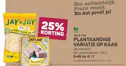 Ekoplaza Jay & Joy Plantaardige variatie op kaas aanbieding