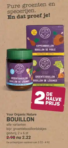 Ekoplaza Your Organic Nature BOUILLON aanbieding