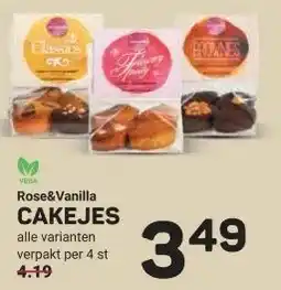 Ekoplaza Rose&Vanilla CAKEJES aanbieding