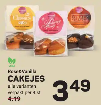 Ekoplaza Rose&vanilla cakejes aanbieding