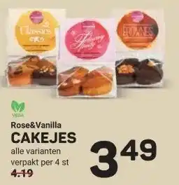 Ekoplaza Rose&Vanilla CAKEJES aanbieding